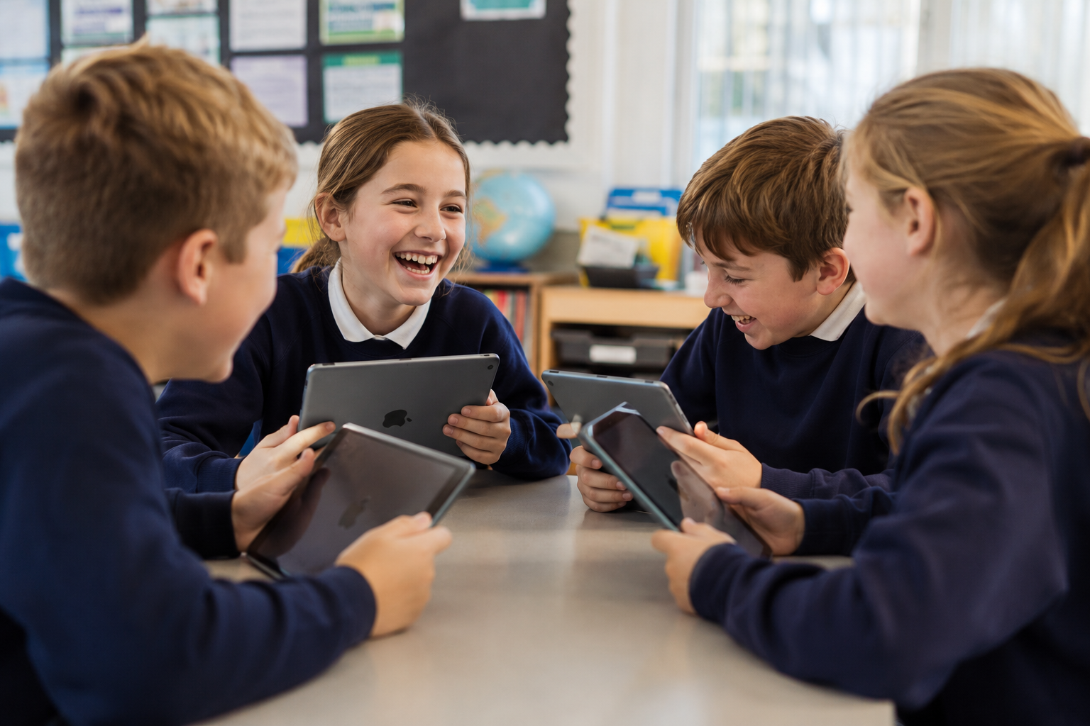 Students playing PiXL Mental Maths games